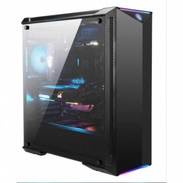 MSI MPG GUNGNIR 100 USB 3.2 Temperli Cam ATX Mid-Tower Oyuncu Kasa