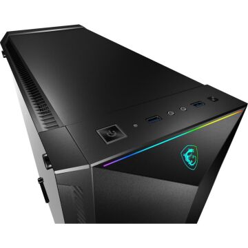 MSI MPG GUNGNIR 100 USB 3.2 Temperli Cam ATX Mid-Tower Oyuncu Kasa