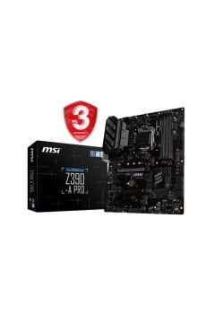 MSI Z390-A Pro Soket 1151 DDR4 4400(OC) VGA DP M.2 USB3.1 ATX