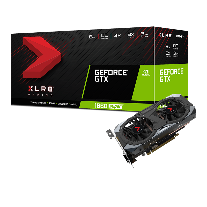 PNY GeForce GTX 1660 Super 6GB XLR8 Gaming Overclocked Edition VCG16606SDFMPB-O Ekran Kart