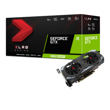 PNY GeForce GTX 1660 Super 6GB XLR8 Gaming Overclocked Edition VCG16606SDFMPB-O Ekran Kart