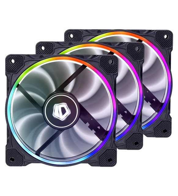 ID-COOLING ZF-12025 RGB Trio 4Pin PWM 120mm Kasa Fanı