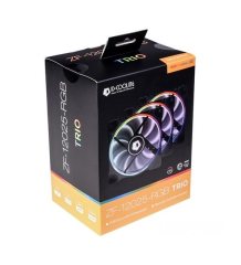 ID-COOLING ZF-12025 RGB Trio 4Pin PWM 120mm Kasa Fanı