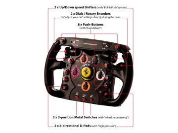 Thrustmaster FERRARI F1 WHEEL ADD-ON Profesyonel Yarış Direksiyonu