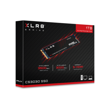 PNY XLR8 CS3030 M280CS3030-1TB-RB 1TB 3500/3000MB/s PCIe NVMe M.2 SSD Disk