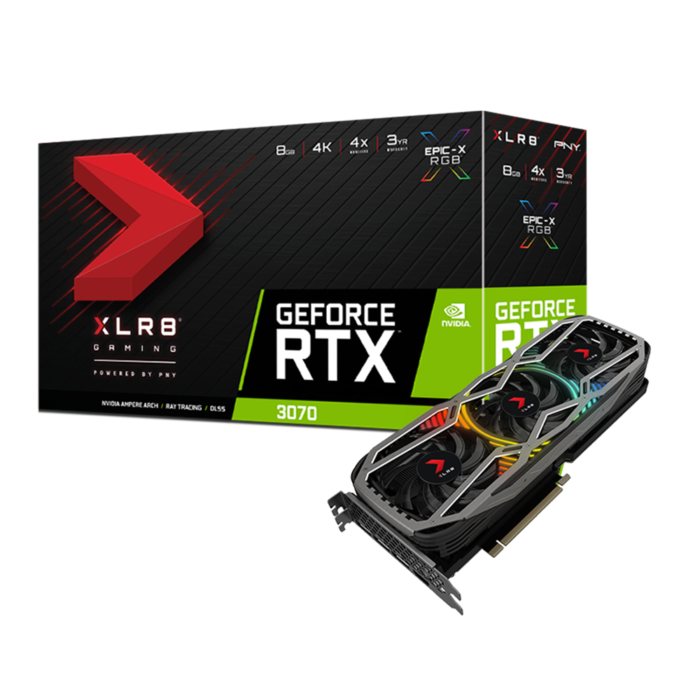 PNY Geforce RTX 3070 8GB XLR8 Epıc-X RGB VCG30708TFXPPB 8GB GDDR6 256Bit Ekran Kartı