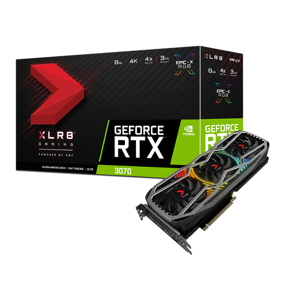 PNY Geforce RTX 3070 8GB XLR8 Epıc-X RGB VCG30708TFXPPB 8GB GDDR6 256Bit Ekran Kartı