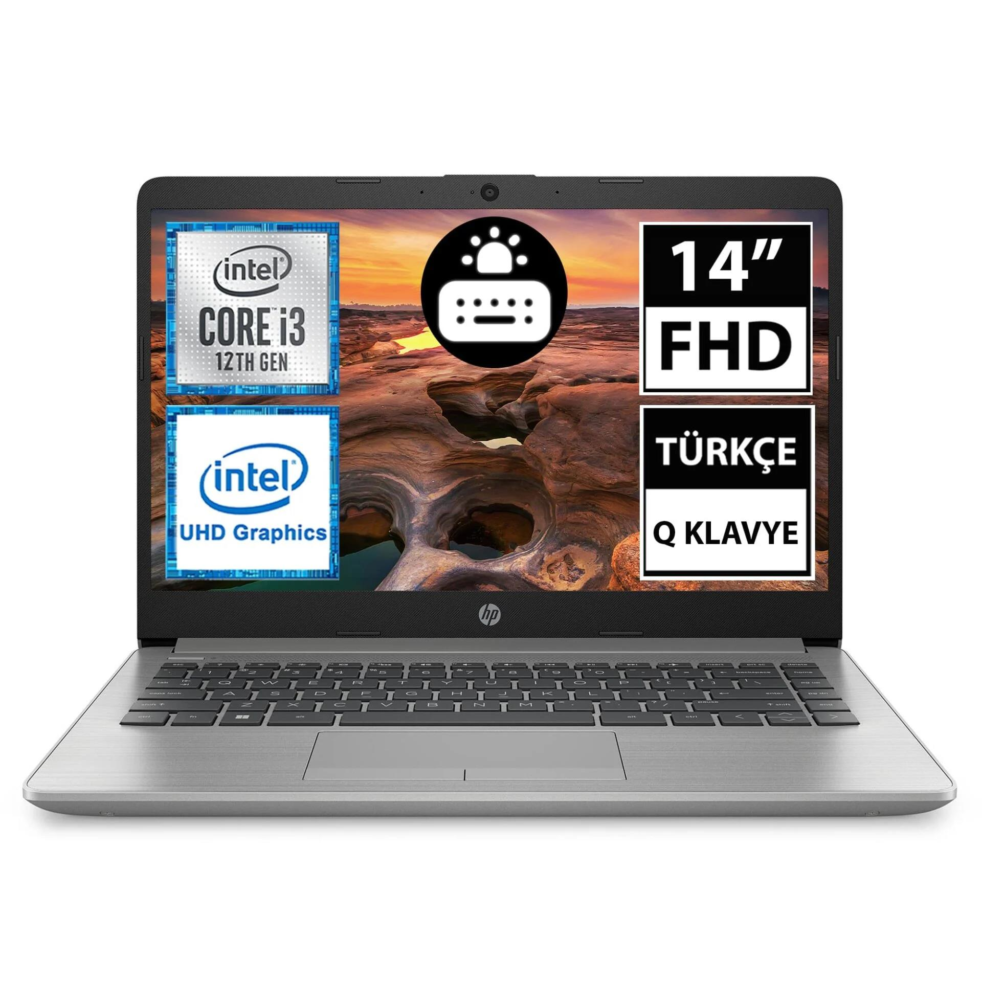 Hp 240 G9 6Q8L7ES Intel Core i3-1215U 8GB 256GB SSD O/B VGA 14'' Freedos Notebook