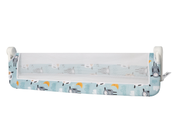 GUIMO 150 CM Yatak Bariyeri Happy Dreams Kuzu Yeşil