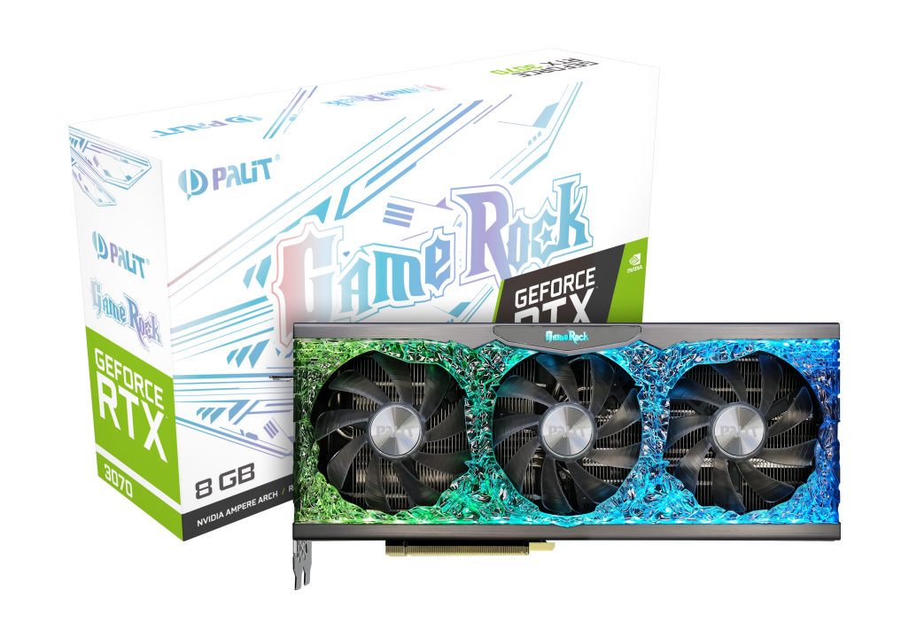 Palit Nvidia GeForce RTX 3070 GameRock 8GB 256bit DDR6 DX12 PCI-Express 4.0 Ekran Kartı