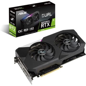 Asus Dual GeForce RTX 3070 OC 8GB GDDR6 256Bit Ekran Kartı