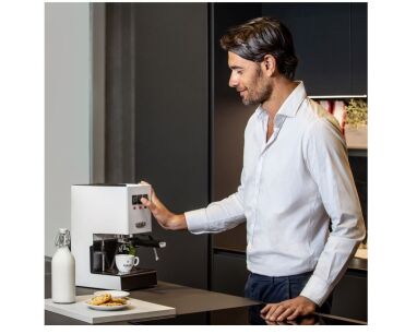 Gaggia NEW CLASSIC PRO 2019 White Espresso Makinesi Beyaz RI9480/13
