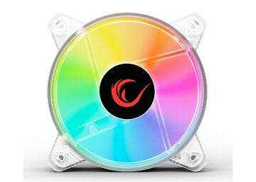 Rampage 6C-120 120*120*25mm Double Ring 6 Renk Ledli Kasa Fanı