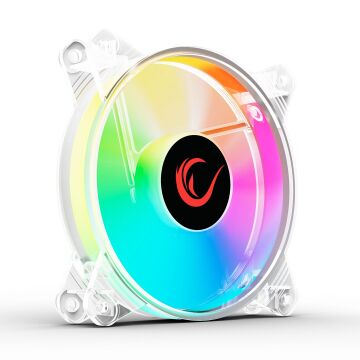 Rampage 6C-120 120*120*25mm Double Ring 6 Renk Ledli Kasa Fanı