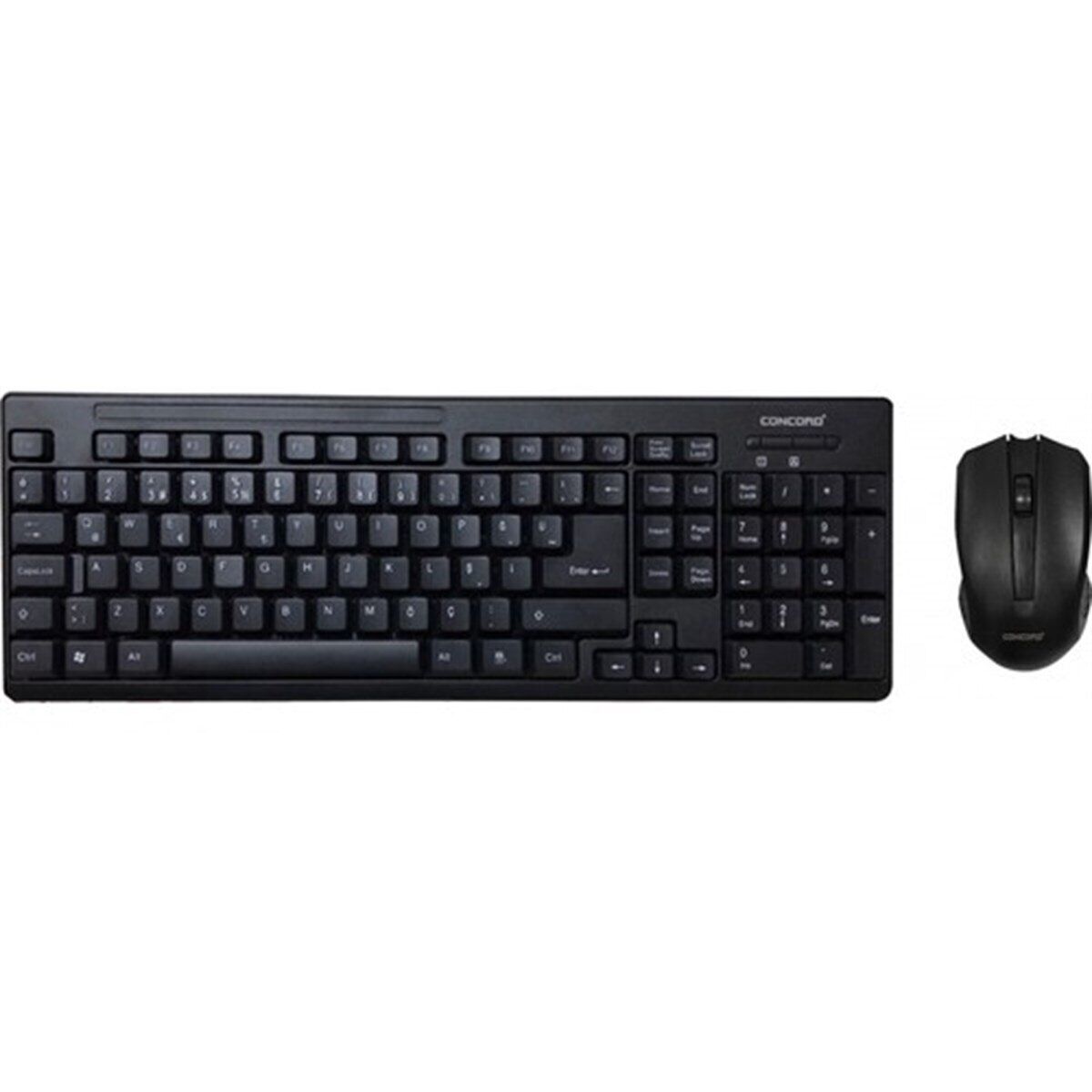 Concord C55 STN Kablosuz Q Klavye + Mouse Set