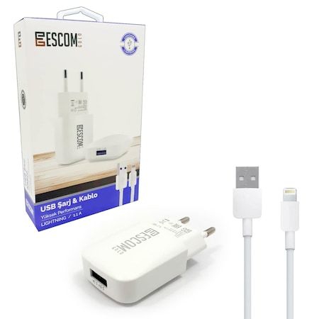 Dr Escom ESC410 1.1Aİphone Şarj Data Kablo+Başlık