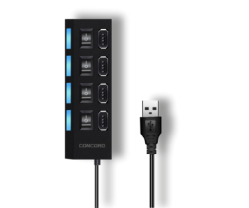 Concord C852 4Port Usb2.0 Çoklayıcı