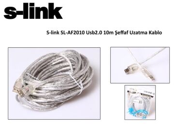 S-LİNK AF2010 10Mt USB 2.0 USB Uzatma Kablosu