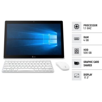 I-LIFE ZED AIO CELERON N3350 4GB 500GB 17.3'' W10H +DOKUNMATIK