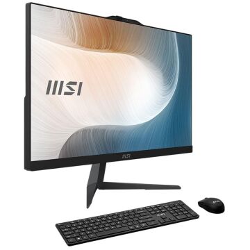 MSI MODERN AM242 12M-636XTR 23.8 LED 1920X1080 (FHD) I5-1235U 8GB DDR4 512GB SSD DOS SIYAH AIO PC