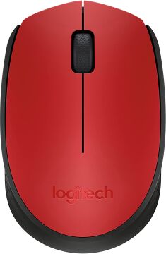 Logitech M171 1000DPI 3 Tuş Optik Kablosuz Mouse Kırmızı 910-004641