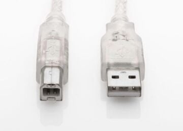 S-link SL-U2005 Usb2.0 5m Şeffaf Yazıcı Kablo