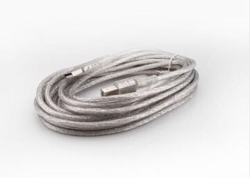 S-link SL-U2005 Usb2.0 5m Şeffaf Yazıcı Kablo