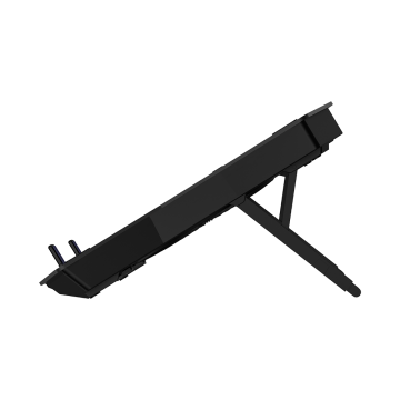 Rampage AD-RC9 TORNADO Siyah 115 -115 -15mm (2 adet)Fanlı 10''-18'' RGB Işıklı Notebook Soğutucu Stand