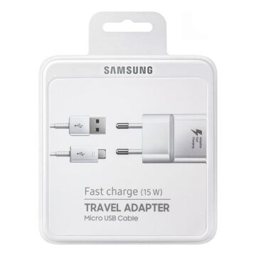 Samsung Beyaz MicroUSB Hızlı Seyahat Şarjı TA20