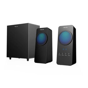 Mikado MD-318BT 2+1 25W Siyah Usb+Fm+Bluetooth Destekli Led Işıklı Speaker