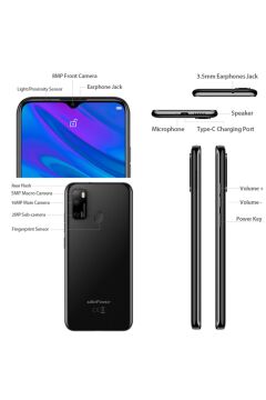 ULEFONE Note 9P 4/64Gb Siyah(Distrübütör Garantili)