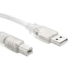 S-link SL-U2015 Usb2.0 1.5m Şeffaf Yazıcı Kablosu