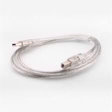 S-link SL-U2015 Usb2.0 1.5m Şeffaf Yazıcı Kablosu