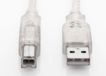 S-link SL-U2003 Usb2.0 3m Şeffaf Yazıcı Kablo
