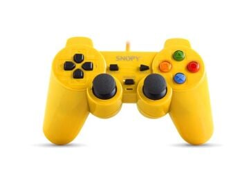 Snopy SG-302 Sarı USB/PC/PS3 1.8m Kablo Joypad