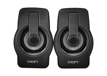 Snopy SN-X23 2.0 Multimedia RGB Işıklı 3W*2 Siyah/Kırmızı USB Speaker