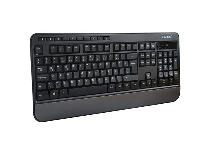 Everest KM-5300 Siyah Kablosuz Q Multimedia Klavye + Mouse Set