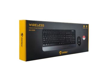 Everest KM-5300 Siyah Kablosuz Q Multimedia Klavye + Mouse Set