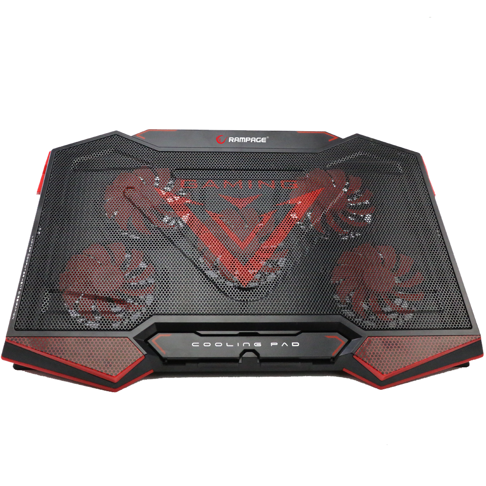 Addison Rampage AD-RC5 Siyah 5 Fan ve 2 Usb 15-17 Notebook Soğutucu Stand