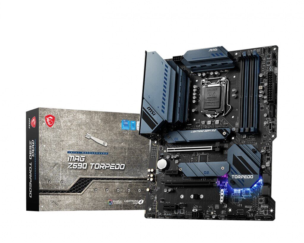 Msı Mag Z590 Torpedo Ddr4 5333mhz Hdmı Dp M.2 Usb3.2 Atx 1200p