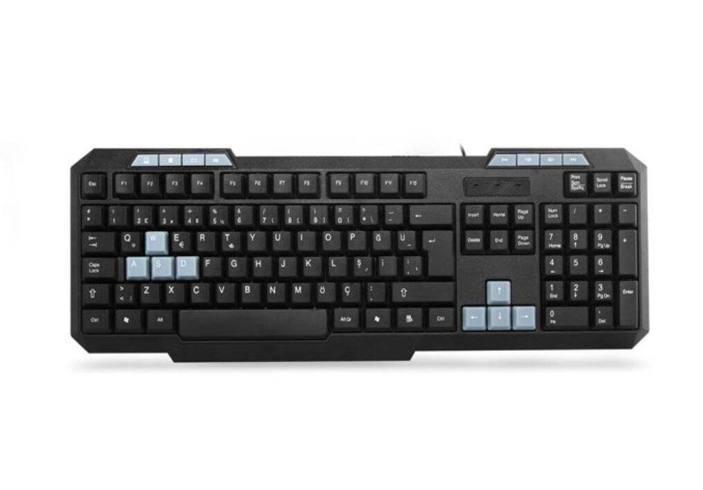 Everest KB700 MM Kablolu USB Q Klavye