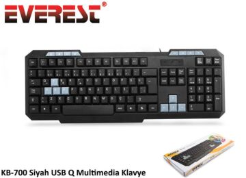 Everest KB700 MM Kablolu USB Q Klavye