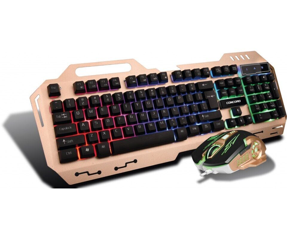 CONCORD C58 Q Tr USB Kablolu Işıklı Gaming SET