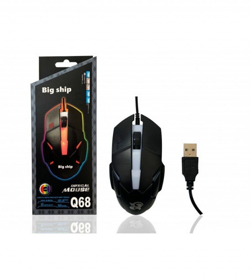 Platoon PL-1620 RGB Işıklı Kablolu Usb Oyun Mouse