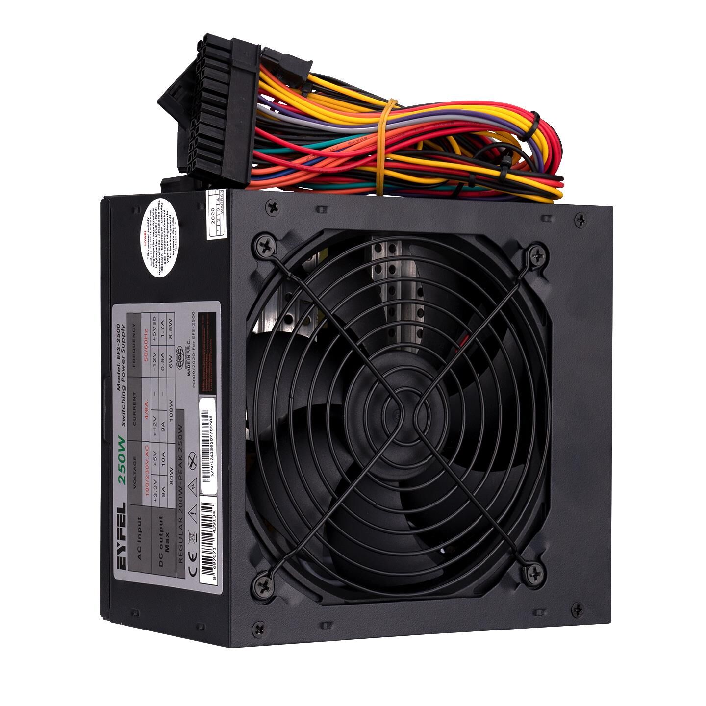 EYFEL EFS-2500 250W 12cm Fanlı Power Supply