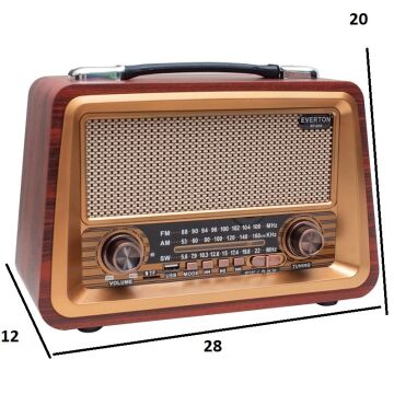 EVERTON RT810 Analog Nostalji Radyo