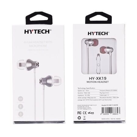 Hytech HY-XK19 Beyaz Mikrofonlu Kulaklık