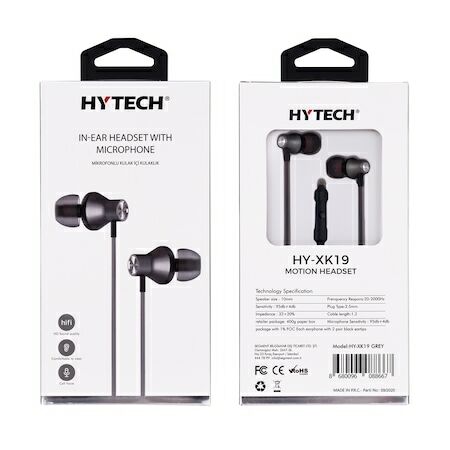 Hytech HY-XK19 Gri Mikrofonlu Kulaklık