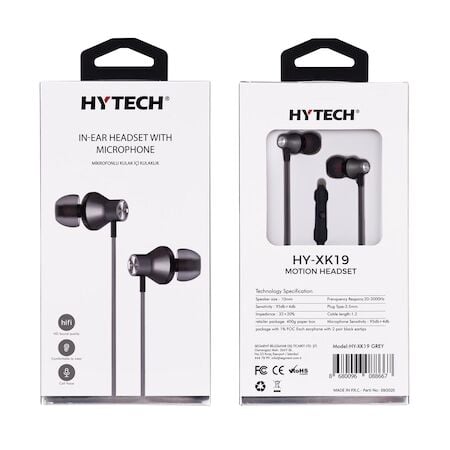 Hytech HY-XK19 Gri Mikrofonlu Kulaklık