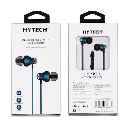 Hytech HY-XK19 Mavi Mikrofonlu Kulaklık